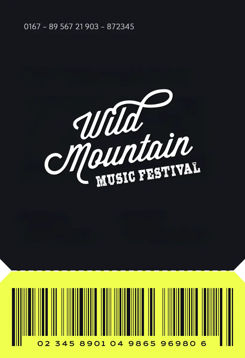 Wild Mountain Music Festival - Virtual Ticket